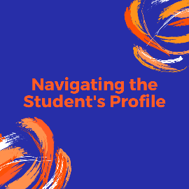 Navigating the Student's Profile